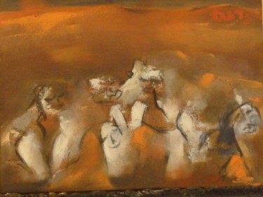 Painting titled "el caos III" by Patricia Paats, Original Artwork