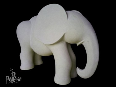 Eléphantastique Sculpture intitulée "Eléphantastique" par Patrice Lecomte, Œuvre d'art originale,