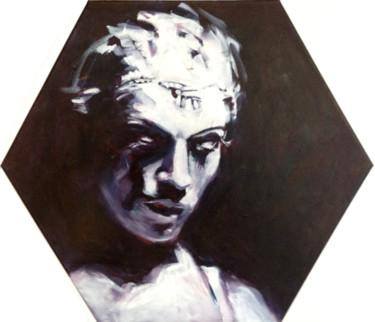 Pittura intitolato "Introspection 2020" da Patdumez, Opera d'arte originale, Acrilico Montato su Telaio per barella in legno