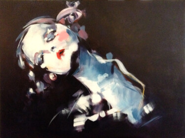 Pittura intitolato "Les limites du désir" da Patdumez, Opera d'arte originale, Acrilico Montato su Telaio per barella in leg…