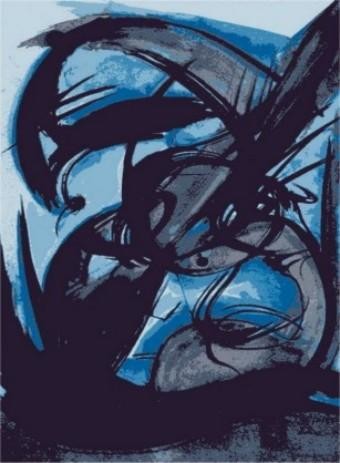 Pittura intitolato "Dualité" da Patrick Eliaszewicz, Opera d'arte originale