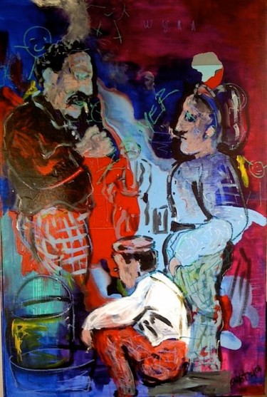 Peinture intitulée "art-pati-77-smoke.j…" par Pati Guyot, Œuvre d'art originale