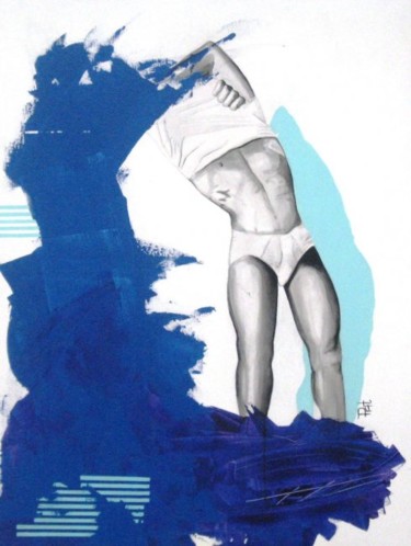 Peinture intitulée "Tsunami" par Patricia Klimov, Œuvre d'art originale