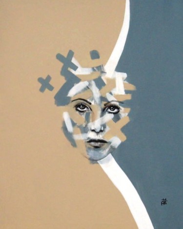 Peinture intitulée "Névrose" par Patricia Klimov, Œuvre d'art originale
