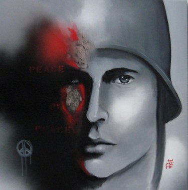 Peinture intitulée "Give peace a chance" par Patricia Klimov, Œuvre d'art originale