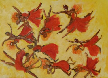 Painting titled "samba.jpg" by Patricia Lozon, Original Artwork, Oil