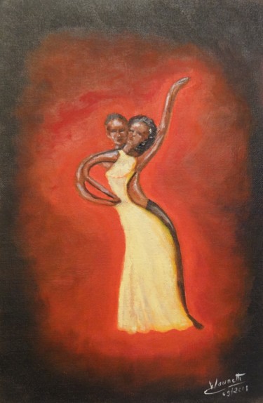 Painting titled "tango-2.jpg" by Patricia Lozon, Original Artwork, Oil