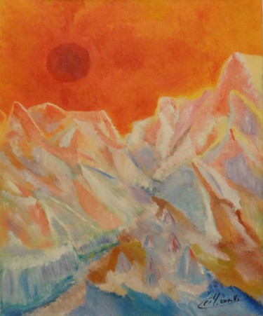 Painting titled "glacier-2.jpg" by Patricia Lozon, Original Artwork, Oil