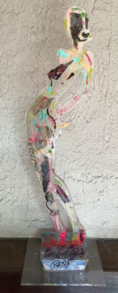 Sculpture titled "Top Monica 40" by Patmoli, Original Artwork, Resin