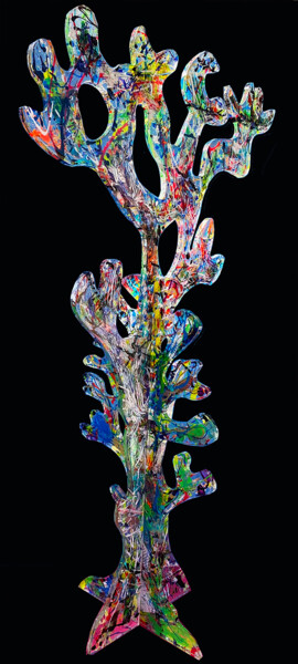 Γλυπτική με τίτλο "corail3D" από Patmoli, Αυθεντικά έργα τέχνης, Ρητίνη