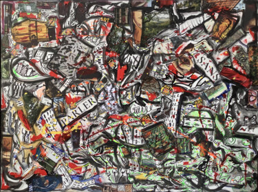 Pintura titulada "GUERRE" por Patmoli, Obra de arte original, Acrílico
