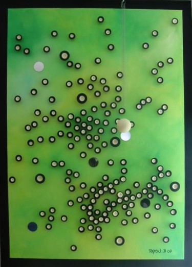 Painting titled "space" by Patou.B, Original Artwork