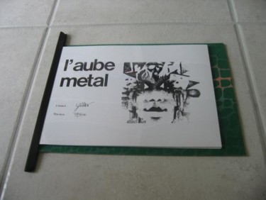 Tekening getiteld "Aube Métal" door Patou.B, Origineel Kunstwerk, Inkt