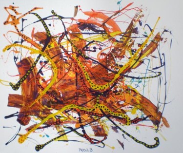 Painting titled "express" by Patou.B, Original Artwork
