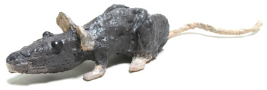 Sculpture intitulée ""Rat 3" - rata 3…" par Patou Deballon, Œuvre d'art originale, Techniques mixtes