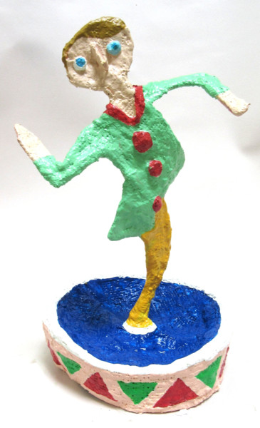 Escultura intitulada ""Danseur" - dancer…" por Patou Deballon, Obras de arte originais, Média Mixtas