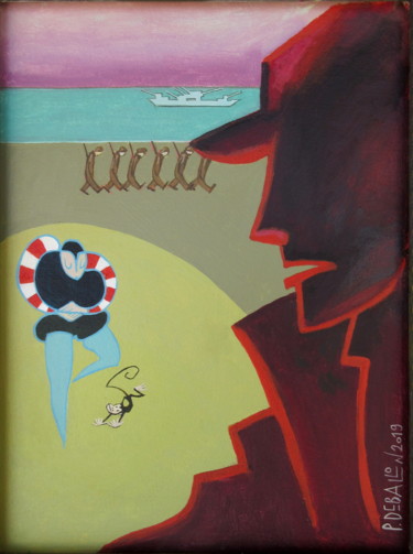 Painting titled ""Novaïa Zemlya" - N…" by Patou Deballon, Original Artwork, Acrylic