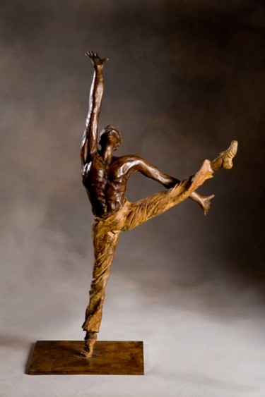 Sculpture titled "L'Extase (bronze)" by Auria, Original Artwork, Terra cotta