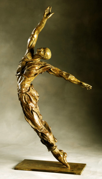 Скульптура под названием "DIVIN'ENVOL" - Auria, Подлинное произведение искусства, Терракота