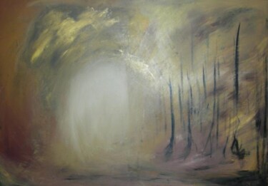 Painting titled "Le passage" by Patrice Brunet, Original Artwork