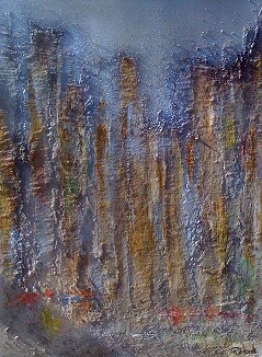 Painting titled "Grenelle" by Patrice Brunet, Original Artwork