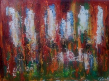 Painting titled "Mirage" by Patrice Brunet, Original Artwork
