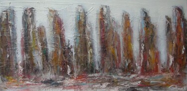 Painting titled "Montpellier" by Patrice Brunet, Original Artwork