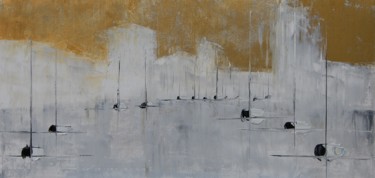 Painting titled "La Rochelle gold -…" by Patrice Butel, Original Artwork, Oil