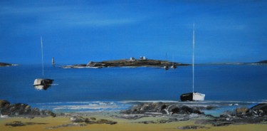 Painting titled "Bretagne n°2006" by Patrice Butel, Original Artwork, Oil