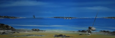 Painting titled "Bretagne n°2037" by Patrice Butel, Original Artwork, Oil