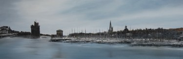 Картина под названием "La Rochelle vieux p…" - Patrice Butel, Подлинное произведение искусства, Масло