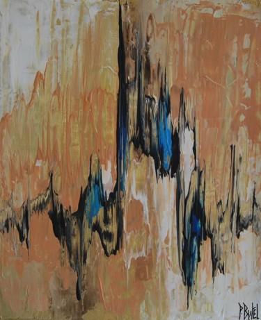 Pintura intitulada "Abstraction n° 2101" por Patrice Butel, Obras de arte originais, Acrílico Montado em Armação em madeira