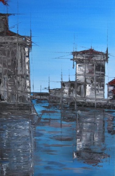 Painting titled "La Rochelle Col4-20…" by Patrice Butel, Original Artwork, Oil