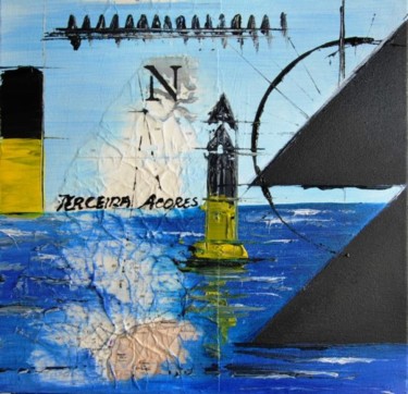 Картина под названием "Acores Terceira Nord" - Patrice Butel, Подлинное произведение искусства, Масло