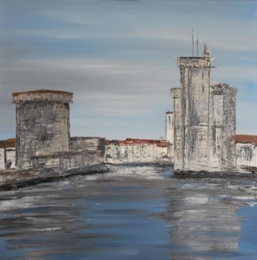 Peinture intitulée "Port de La Rochelle" par Patrice Butel, Œuvre d'art originale, Huile