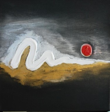 Peinture intitulée "Signé Red Point" par Patrice Butel, Œuvre d'art originale, Huile