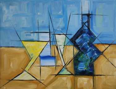 Painting titled "Last drink" by Patrice Butel, Original Artwork, Oil