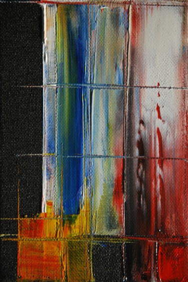 Painting titled "Abstrait n°80 "Par…" by Patrice Butel, Original Artwork, Oil