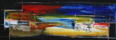 Peinture intitulée "Abstrait n°86" par Patrice Butel, Œuvre d'art originale, Huile