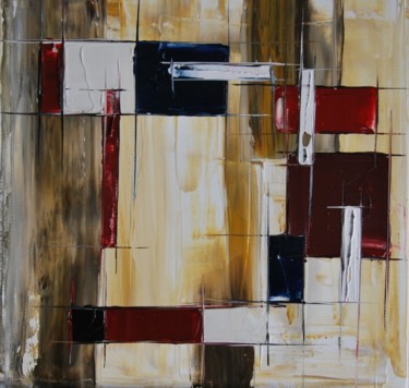 Peinture intitulée "Abstrait n°88" par Patrice Butel, Œuvre d'art originale, Huile