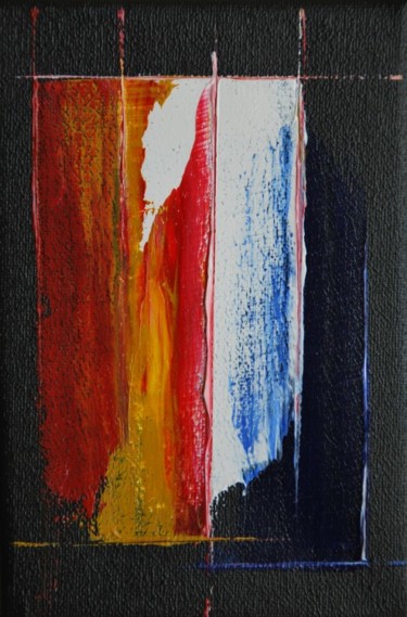 Peinture intitulée "Abstrait n°95" par Patrice Butel, Œuvre d'art originale, Huile
