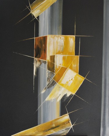 Peinture intitulée "Abstraction-geometr…" par Patrice Butel, Œuvre d'art originale, Huile