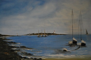 Malerei mit dem Titel "Bretagne-657" von Patrice Butel, Original-Kunstwerk, Öl
