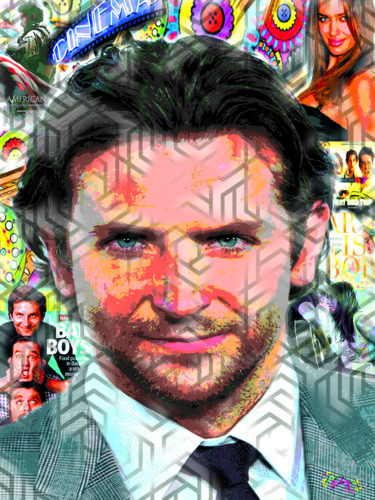 Цифровое искусство под названием "bradley cooper" - Patrice Fligny, Подлинное произведение искусства, 3D моделирование