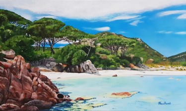 Painting titled "Solitude Paradisiaq…" by Patrice Fouchard, Original Artwork, Acrylic