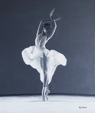 Картина под названием "The Black & White B…" - Patrice Fouchard, Подлинное произведение искусства, Акрил
