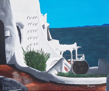 Pintura titulada "Casapueblo" por Patrice Fouchard, Obra de arte original, Acrílico