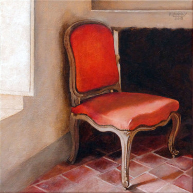 Painting titled "Intérieur N°60 - Th…" by Patrice Lannoy, Original Artwork, Acrylic Mounted on Wood Stretcher frame