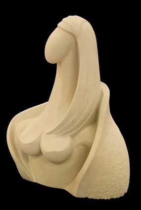 Sculpture intitulée "La Joc" par Patrice Lecomte, Œuvre d'art originale, Pierre