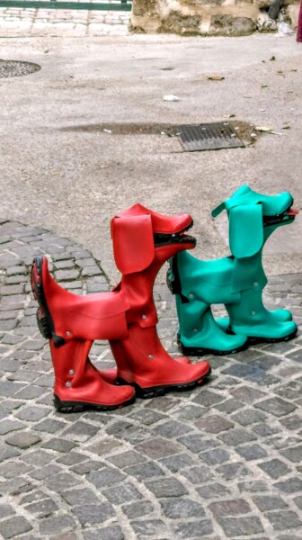 Фотография под названием "** Les chiens botté…" - Patrice Le Gall, Подлинное произведение искусства